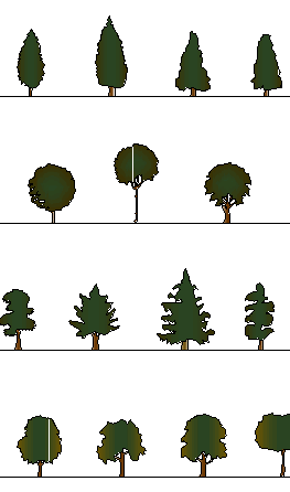 vegetation cad blocks