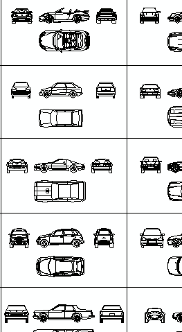 cars and vehicles cad blocks